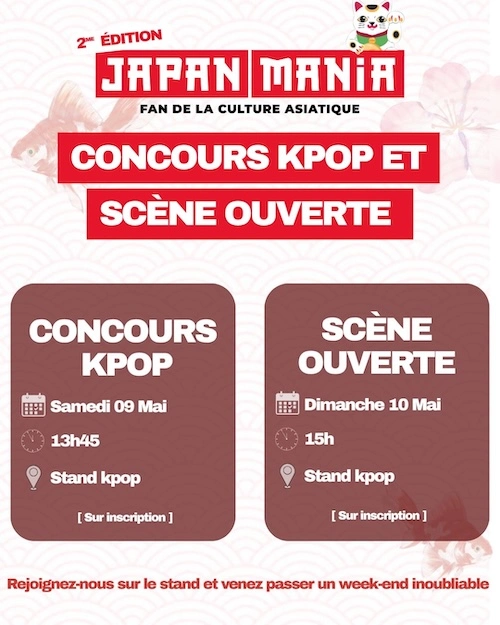 concours kpop et scène ouverte